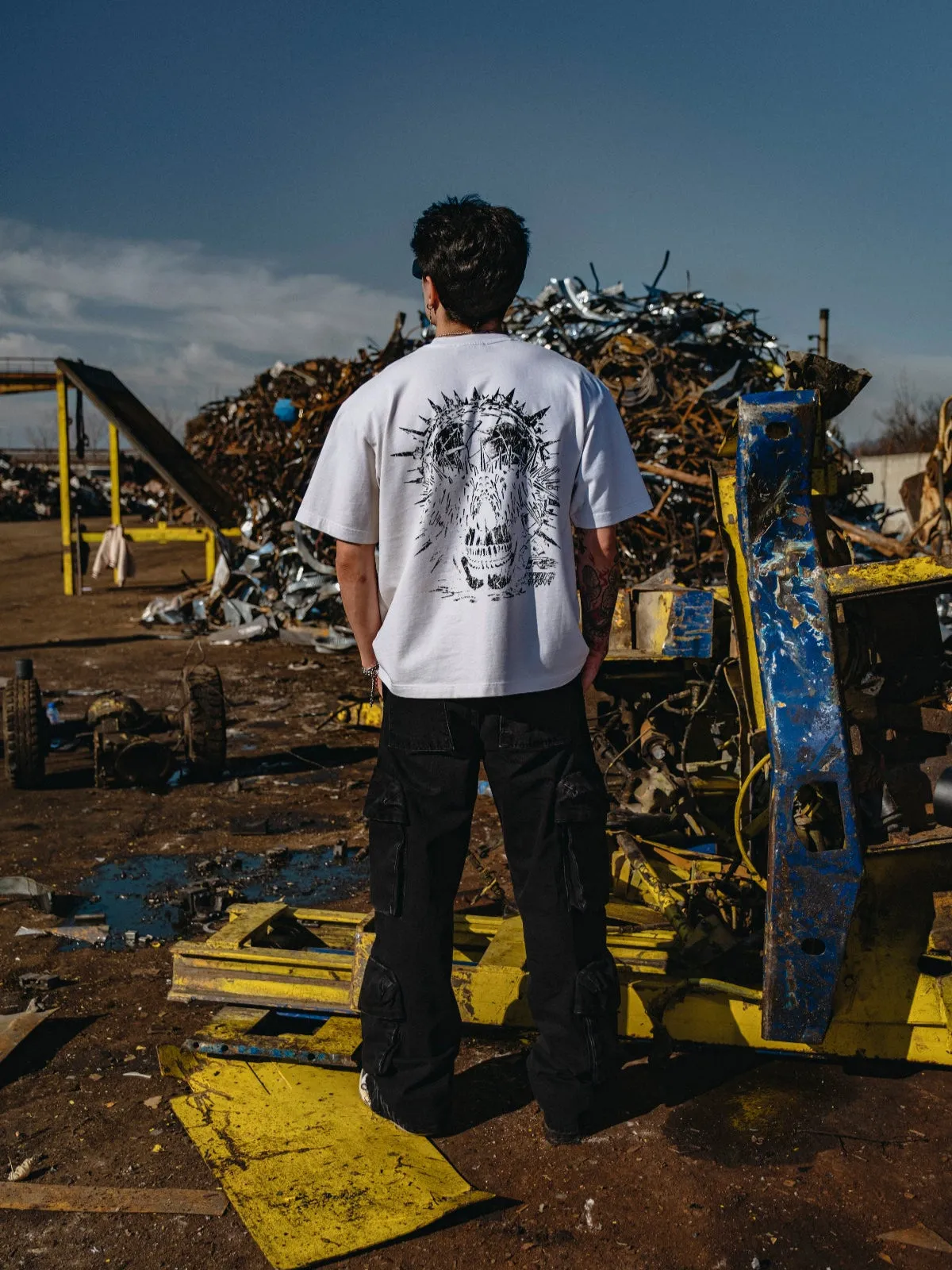 Grunge Tee - Vintage White sold by reputation studios product image thumbnail 3