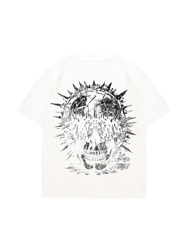 Grunge Tee - Vintage White sold by reputation studios
