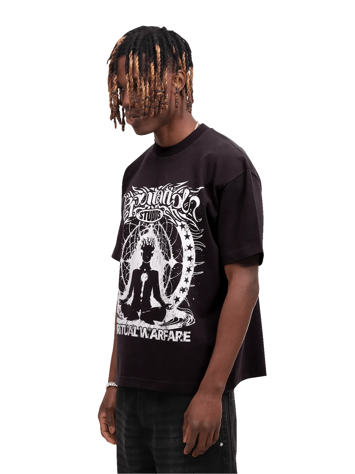 Spiritual Warfare Tee - Black sold by reputation studios product image thumbnail 3