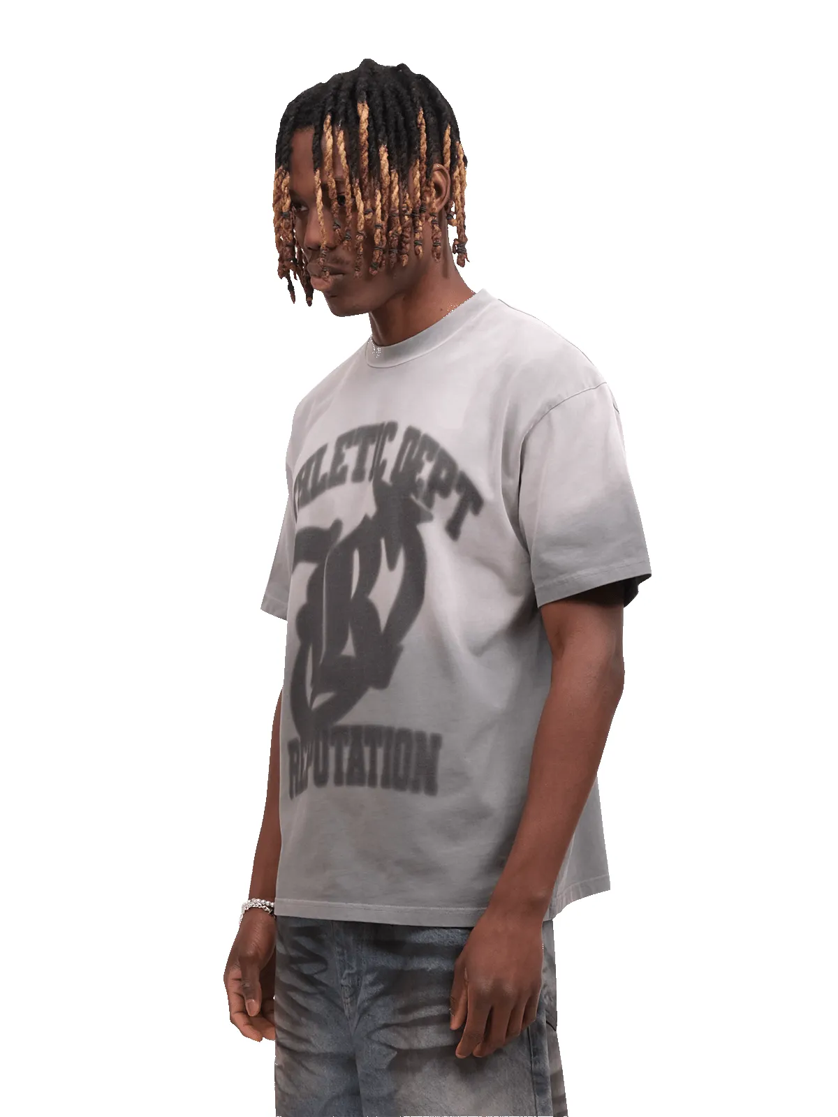 Athletic Dept Tee - Vintage Grey sold by reputation studios product image thumbnail 3