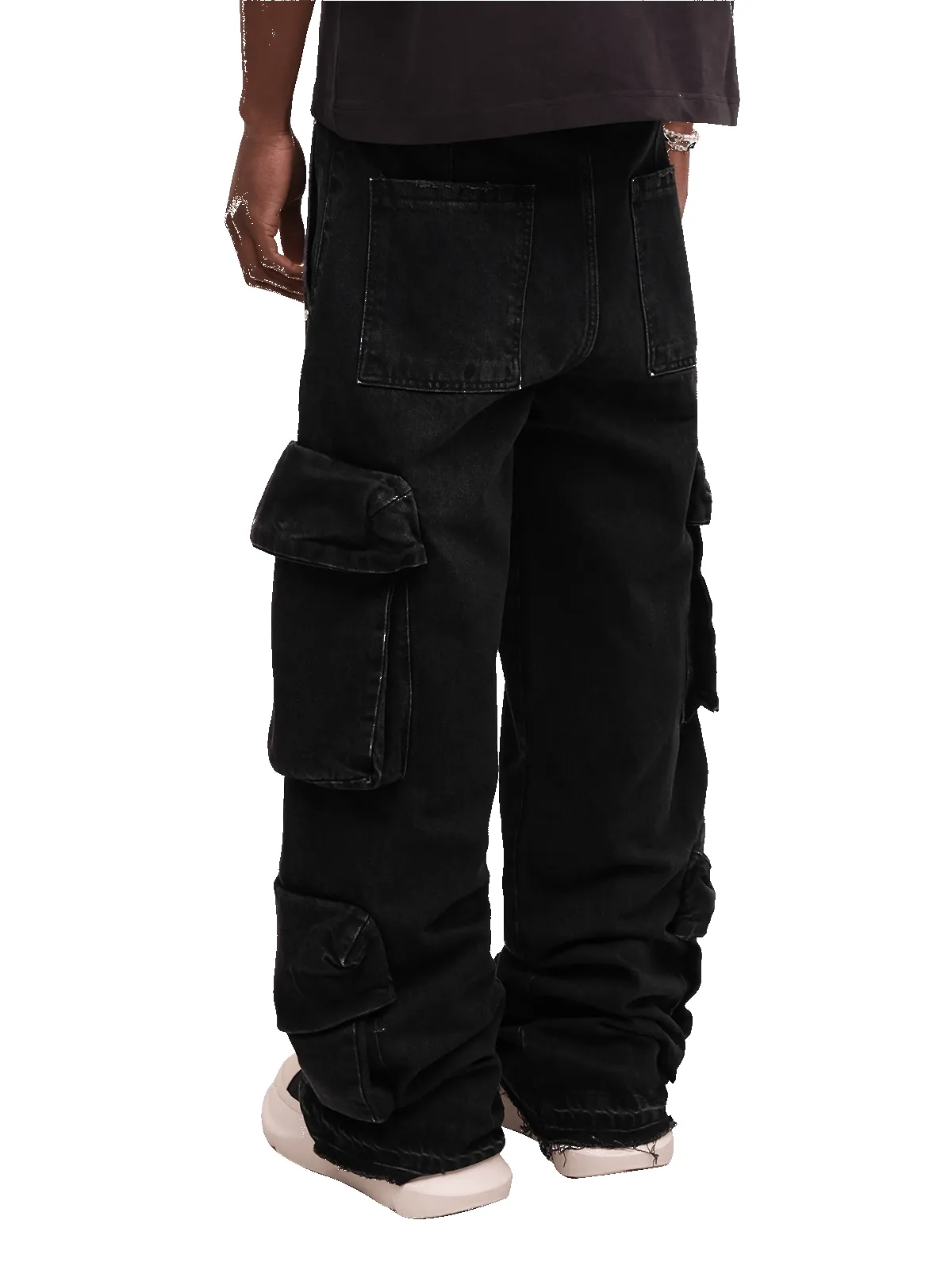 Double Cargo Denim - Black sold by reputation studios product image thumbnail 5