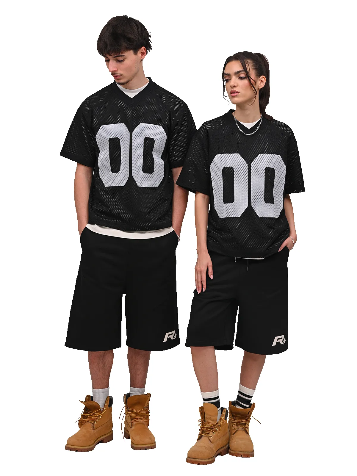Mesh Jersey - Black sold by reputation studios product image thumbnail 5