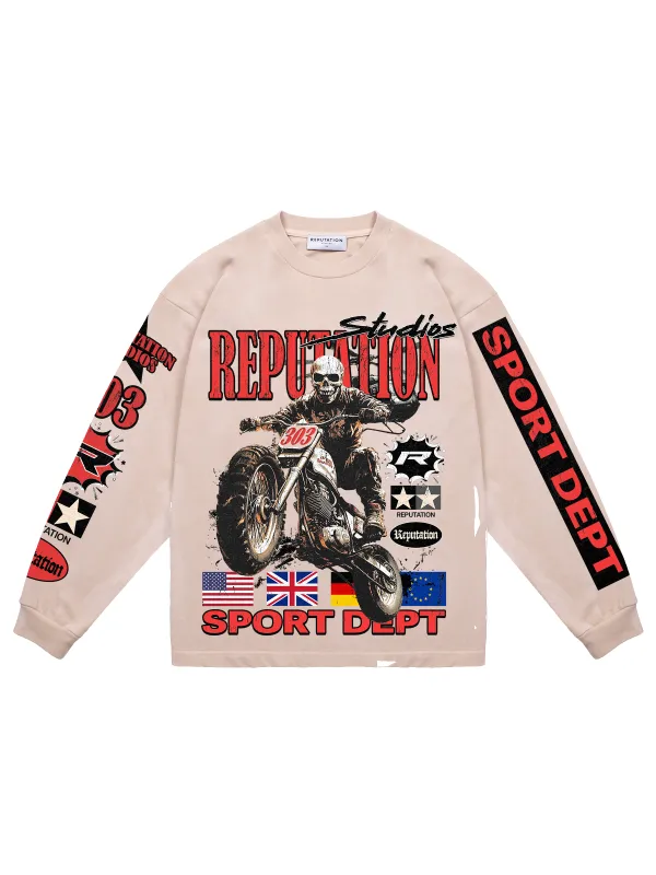 Ghost Rider Long Sleeve Tee sold by reputation studios