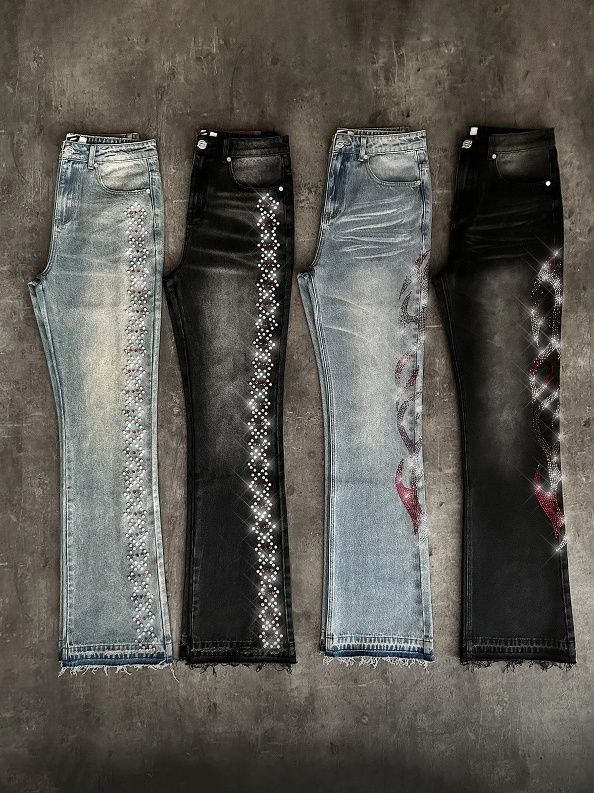 Viper Flames Denim - Light Stone sold by reputation studios product image thumbnail 5