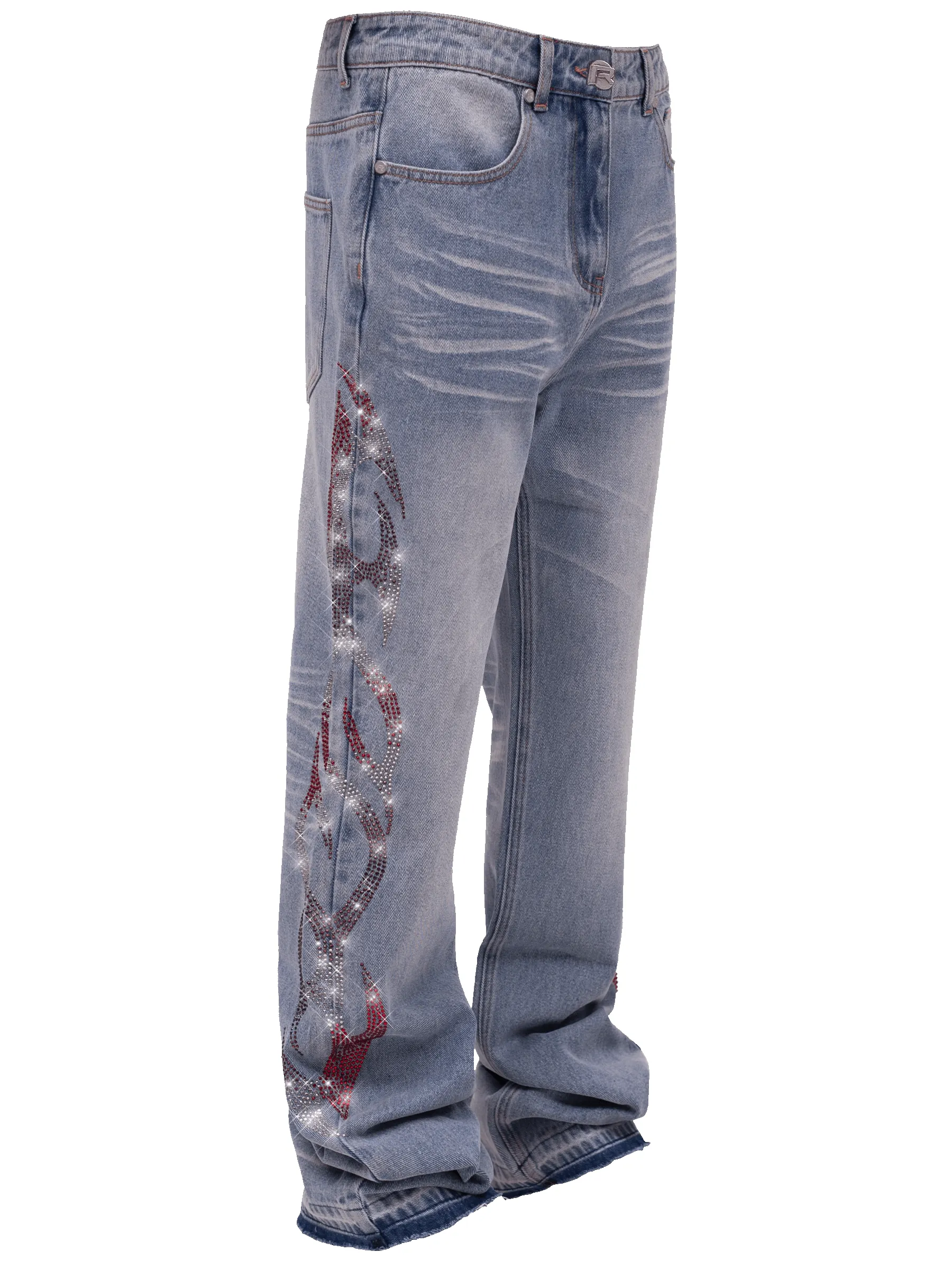 Viper Flames Denim - Light Stone sold by reputation studios