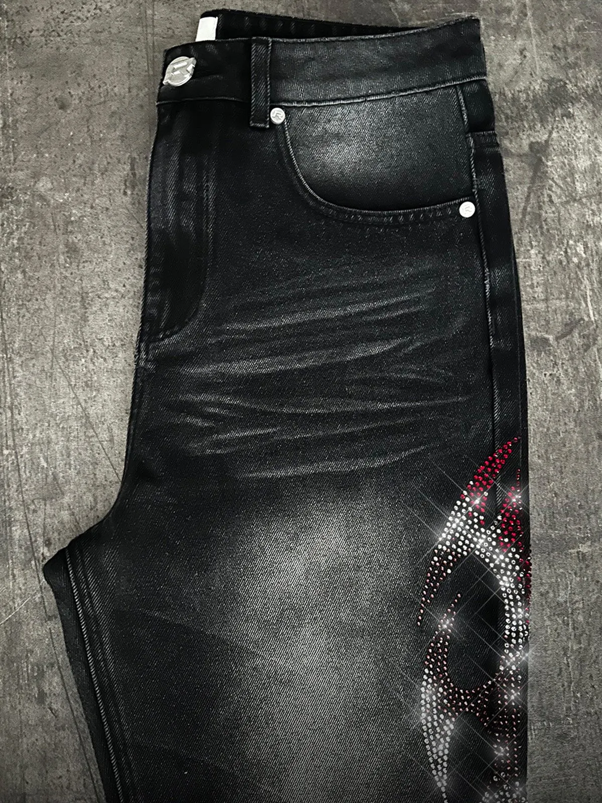 Viper Flames Denim - Black sold by reputation studios product image thumbnail 4