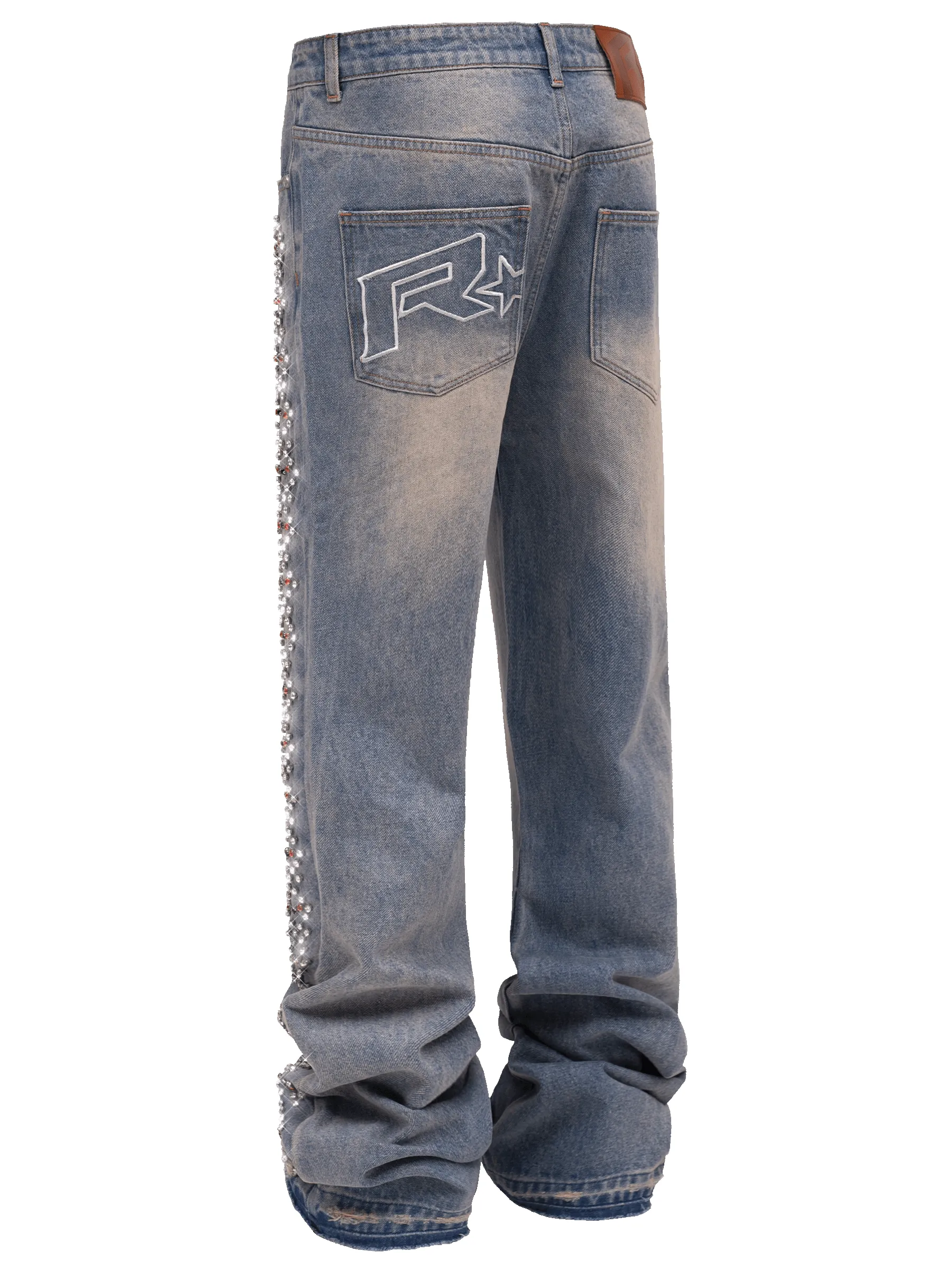 Prism Chain Denim - Cream Wash sold by reputation studios product image thumbnail 3