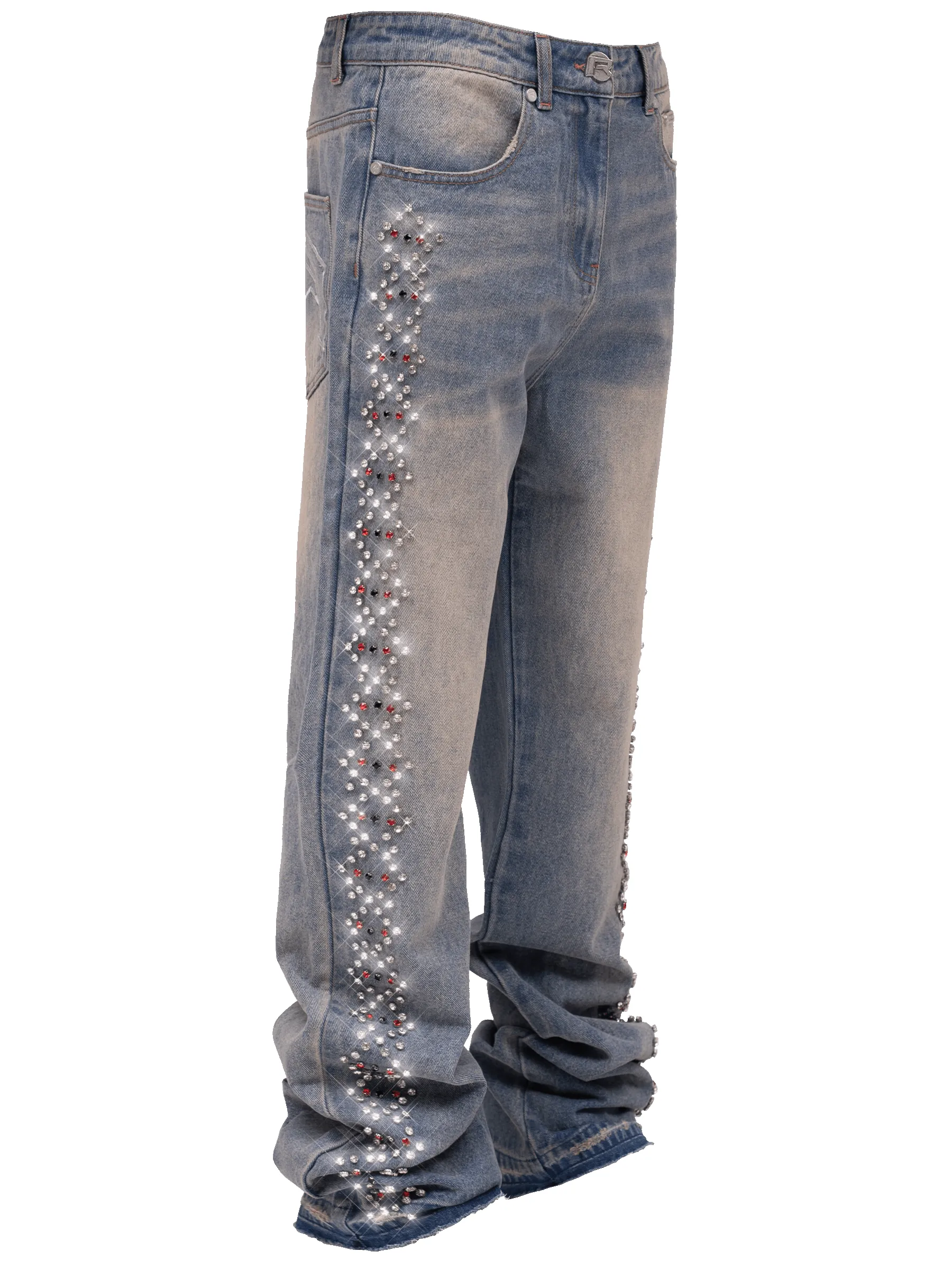 Prism Chain Denim - Cream Wash sold by reputation studios