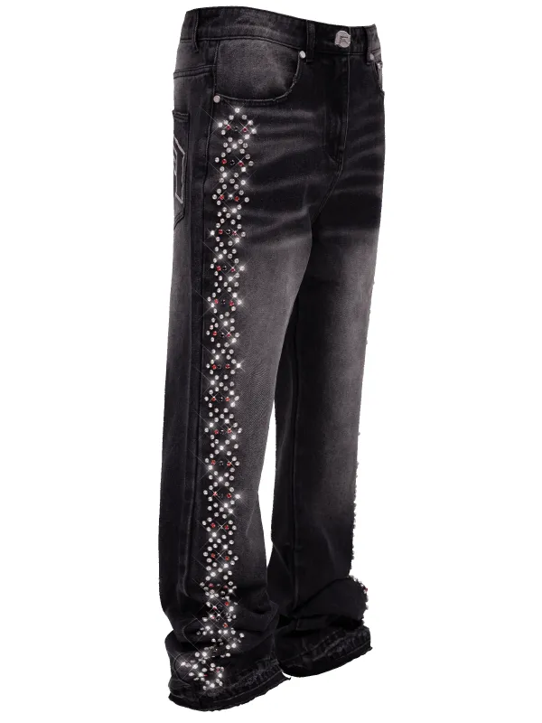 Prism Chain Denim - Black sold by reputation studios