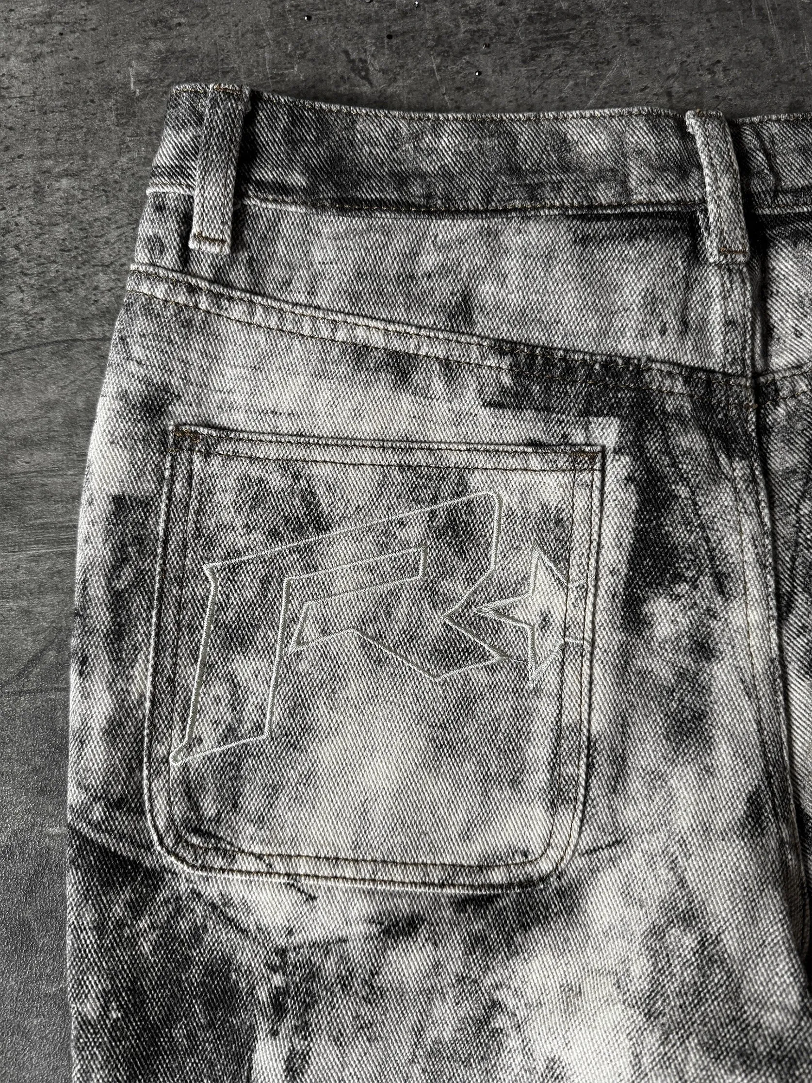 Acid Rinse Flare Denim sold by reputation studios product image thumbnail 5