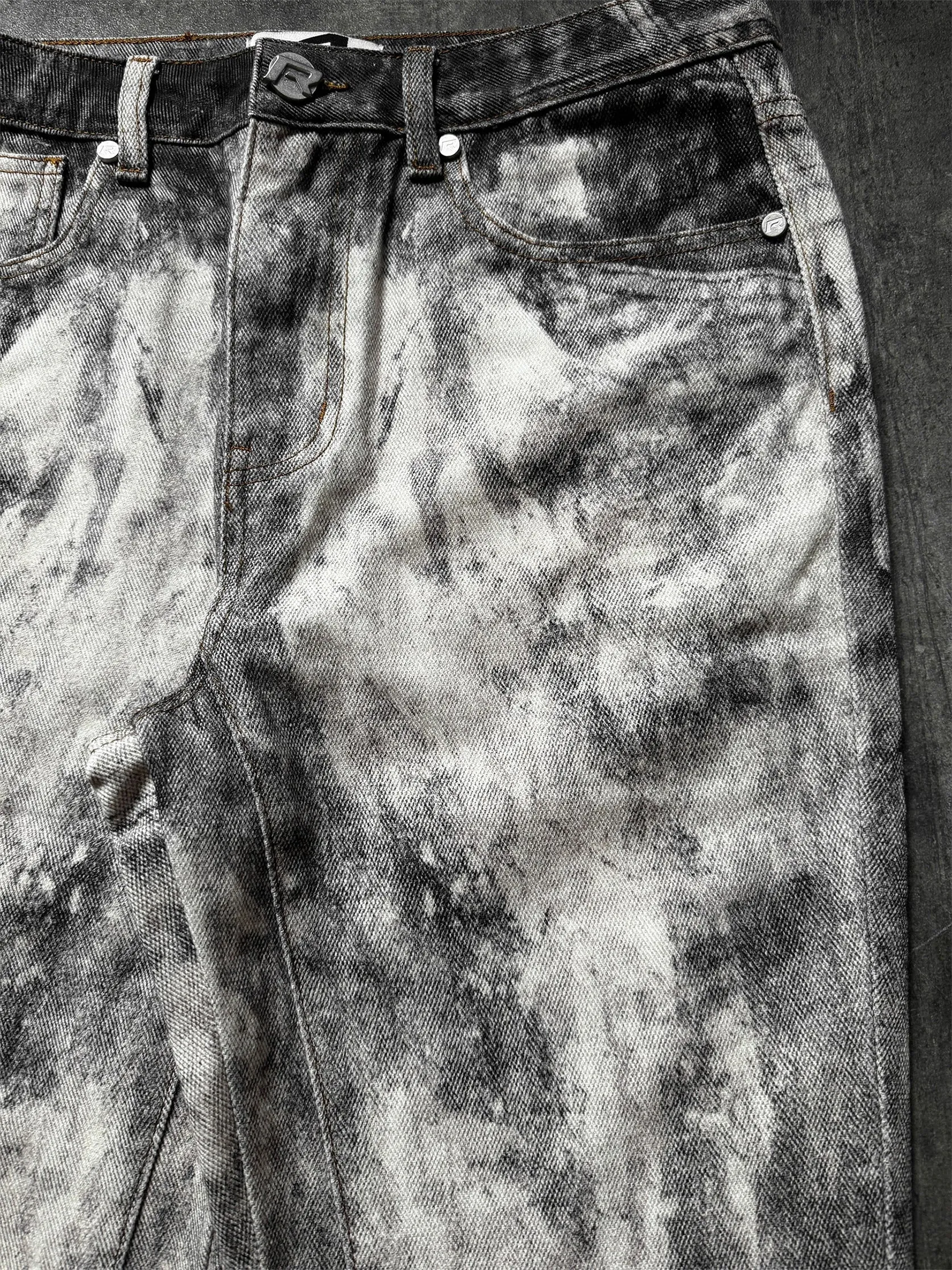 Acid Rinse Flare Denim sold by reputation studios product image thumbnail 4