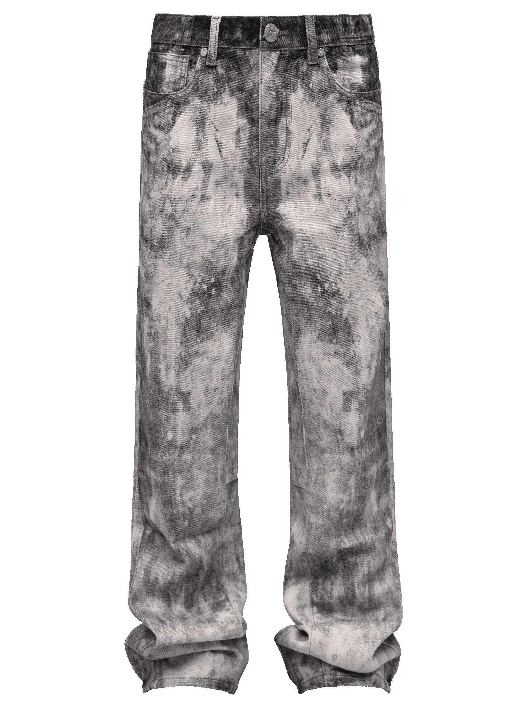 Acid Rinse Flare Denim sold by reputation studios