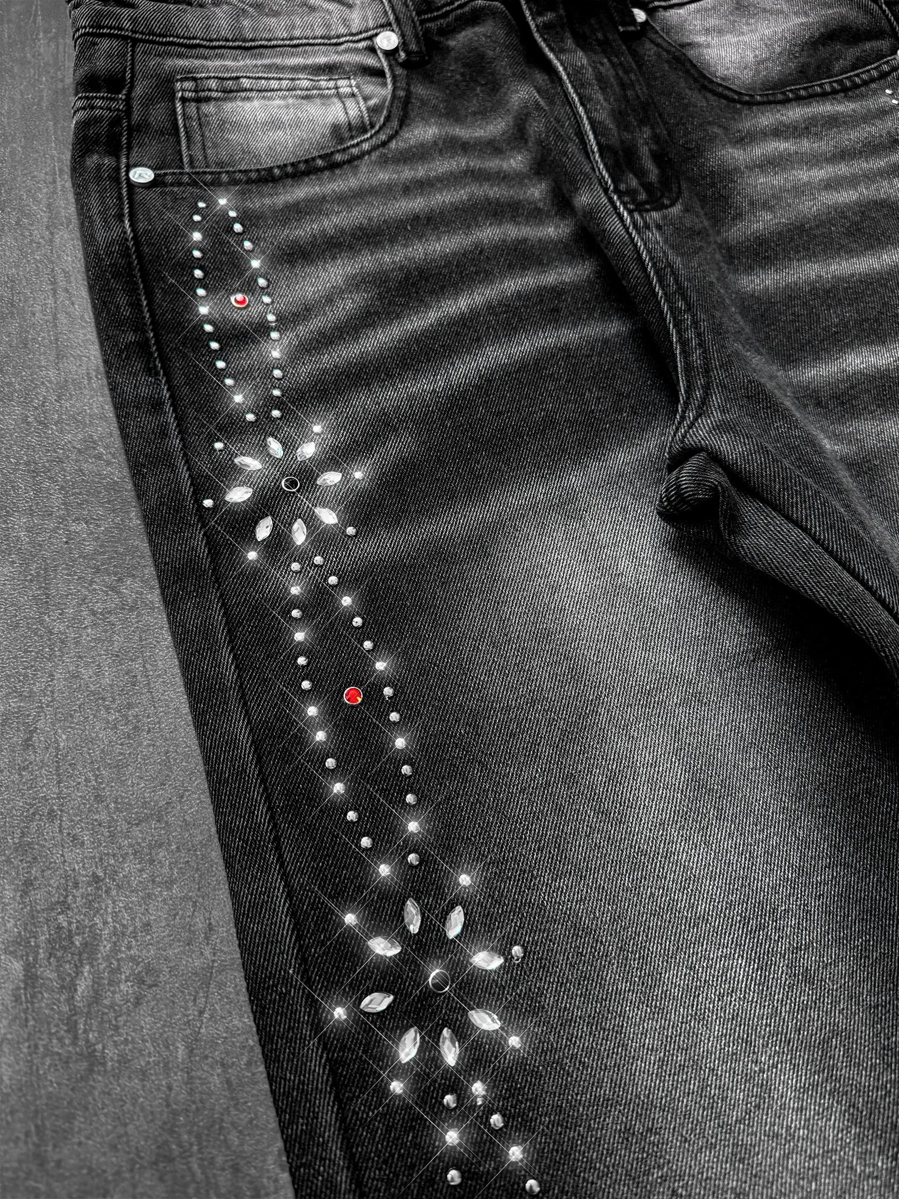 Embellish Pattern Denim - Black sold by reputation studios product image thumbnail 3