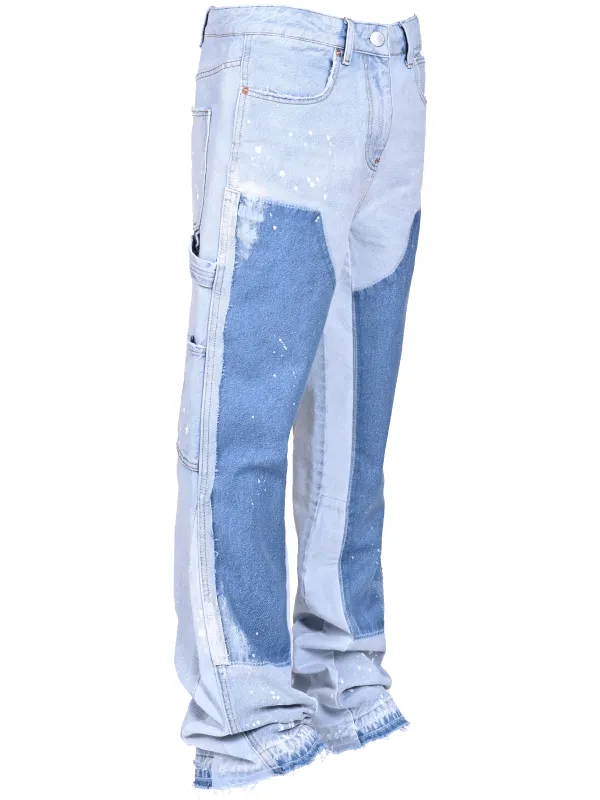Flare Denim - Bleached Wash sold by reputation studios
