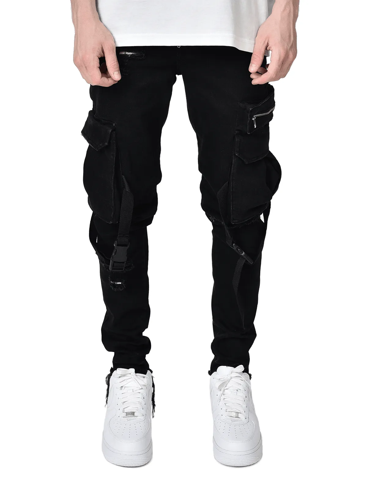 Cargo Denim Straps - Black sold by reputation studios product image thumbnail 2