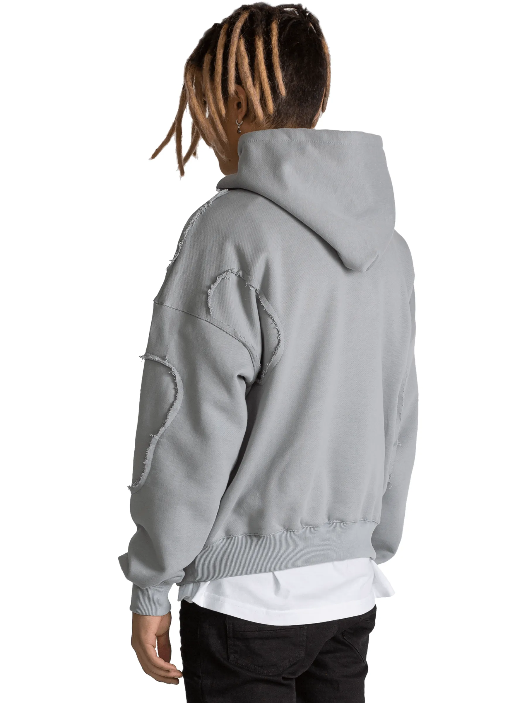 Repaired Hoodie - Stone sold by reputation studios product image thumbnail 4