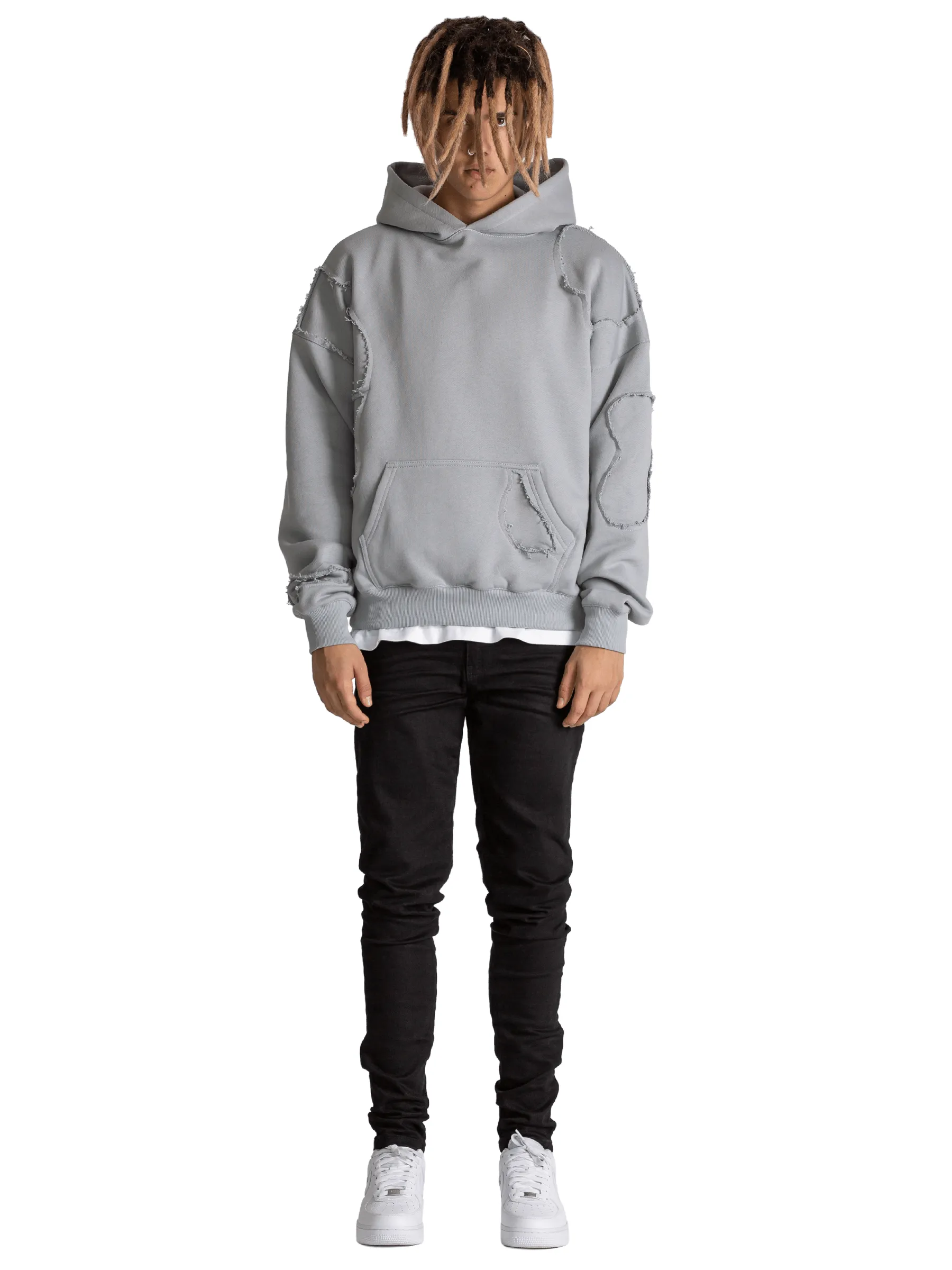 Repaired Hoodie - Stone sold by reputation studios product image thumbnail 5