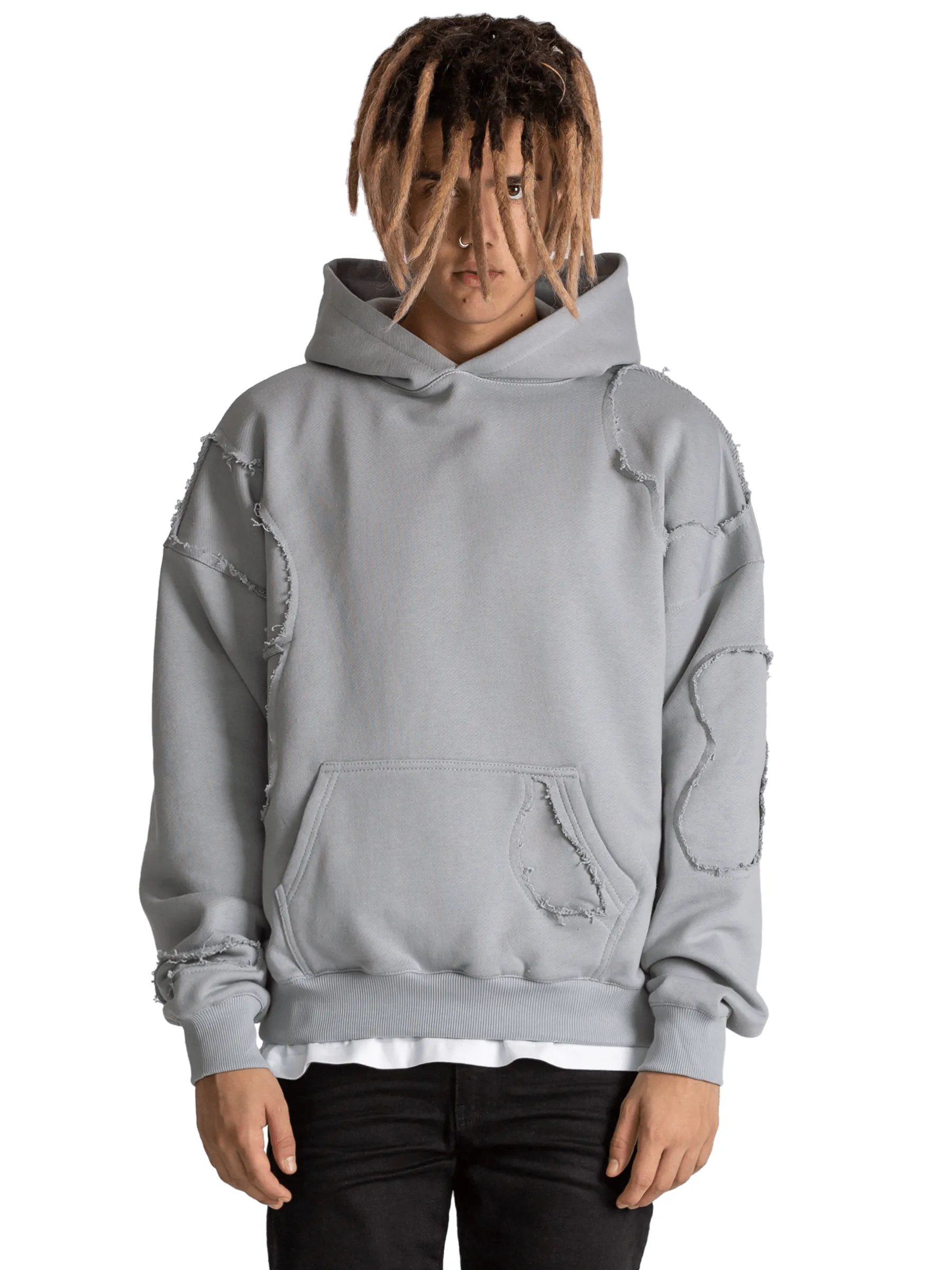 Repaired Hoodie - Stone sold by reputation studios product image thumbnail 2