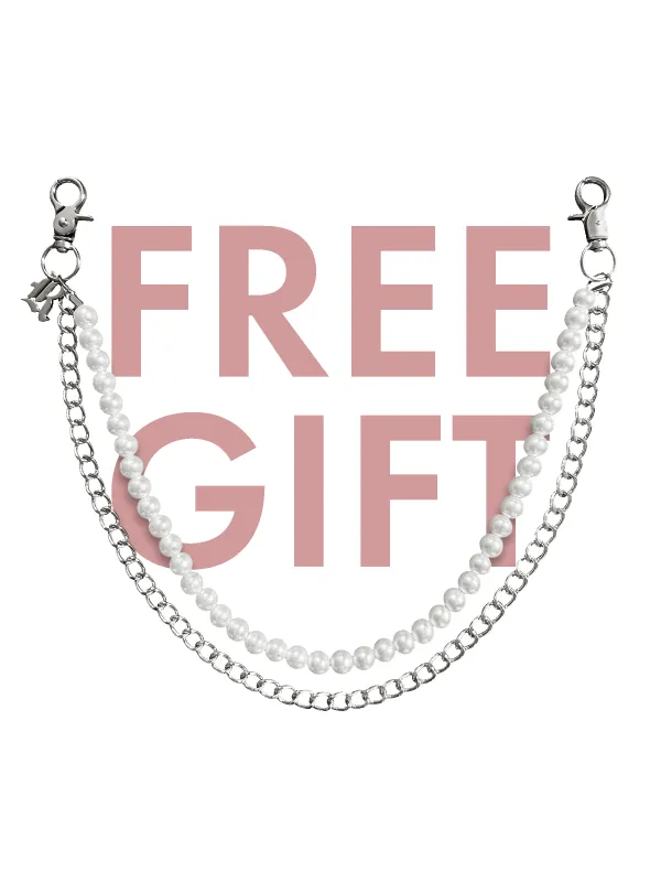 🎁 FREE Pearl Link Wallet Chain made by reputation studios