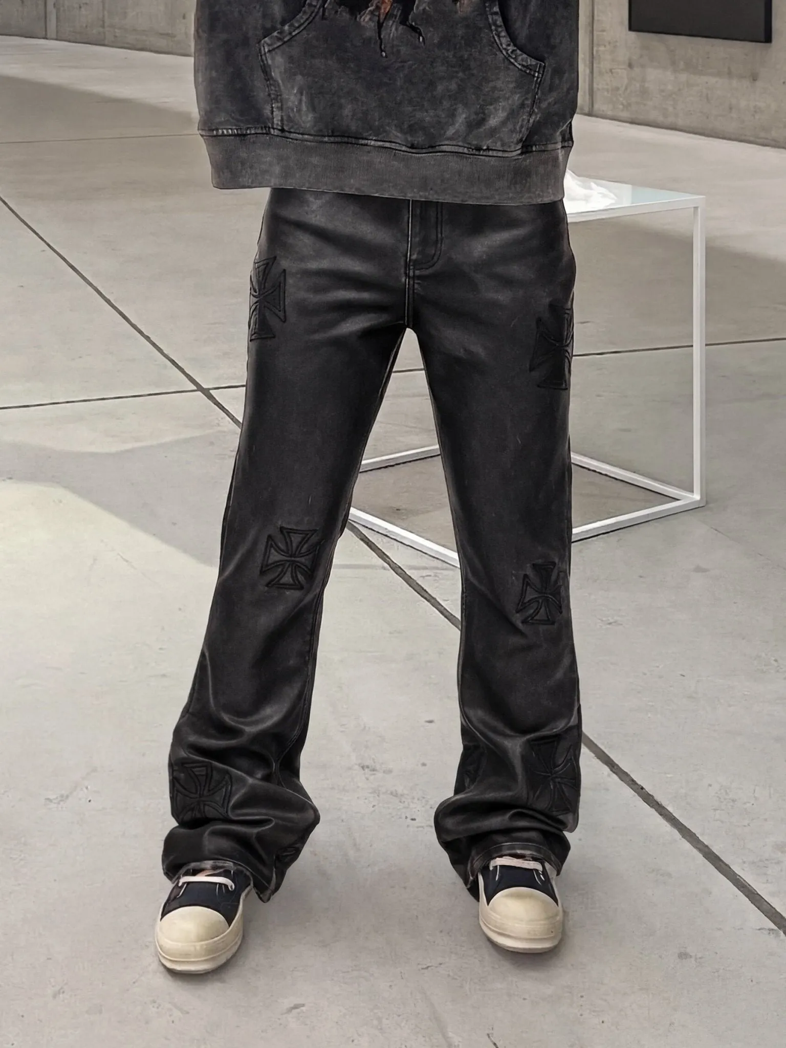 Leather Cross Denim sold by reputation studios product image thumbnail 2
