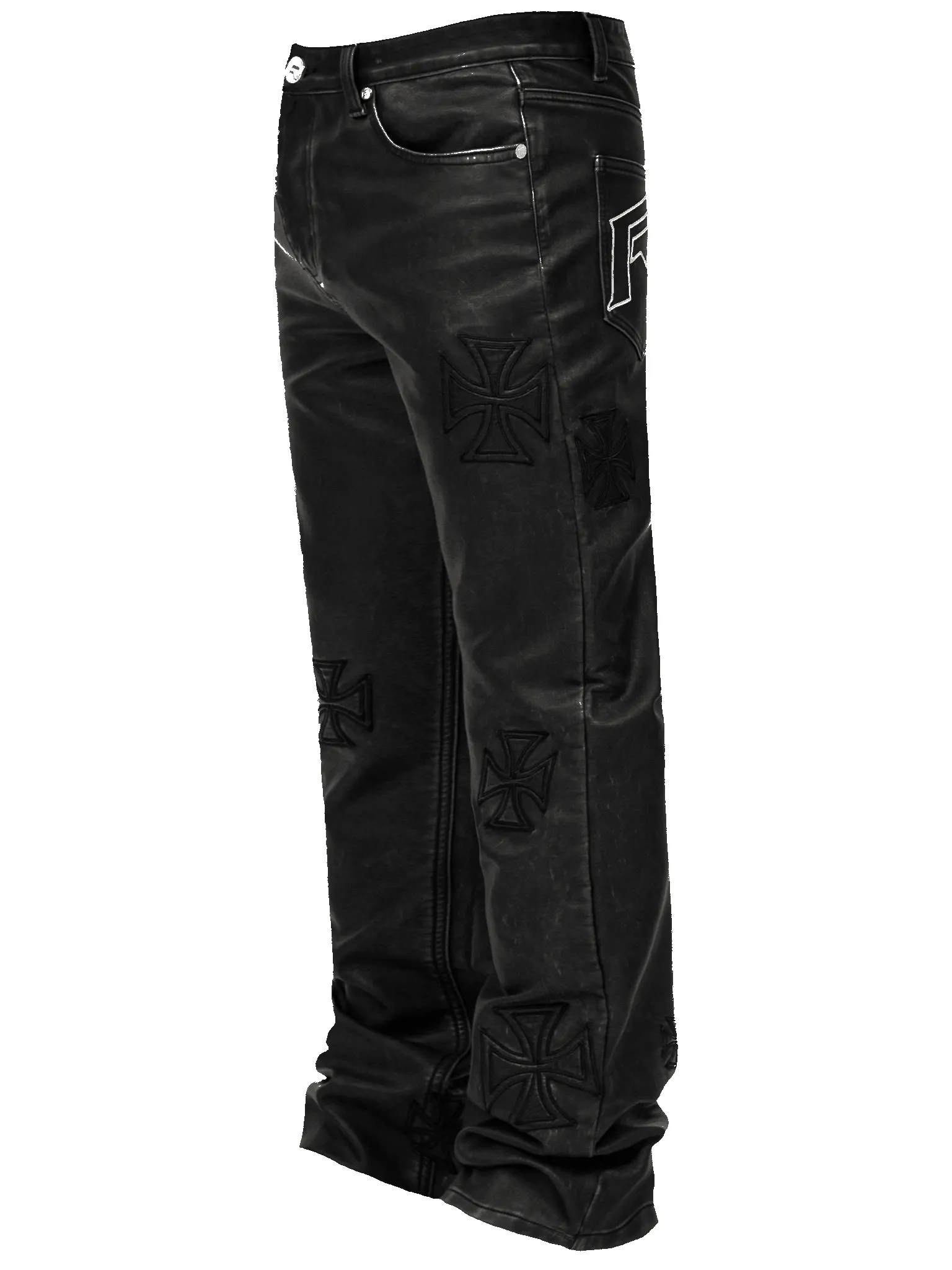 Leather Cross Denim sold by reputation studios product image thumbnail 3