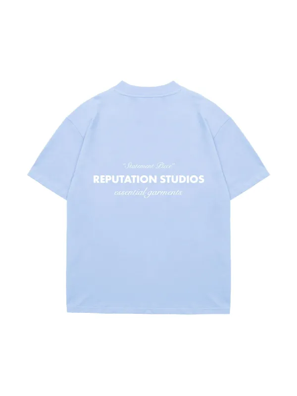 "Statement Piece" Tee - Baby Blue sold by reputation studios