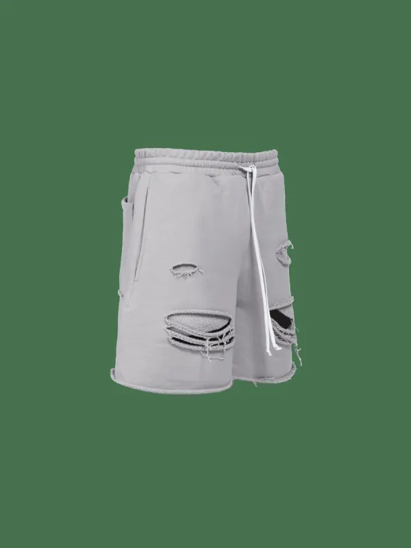 Ripped Shorts - Stone sold by reputation studios