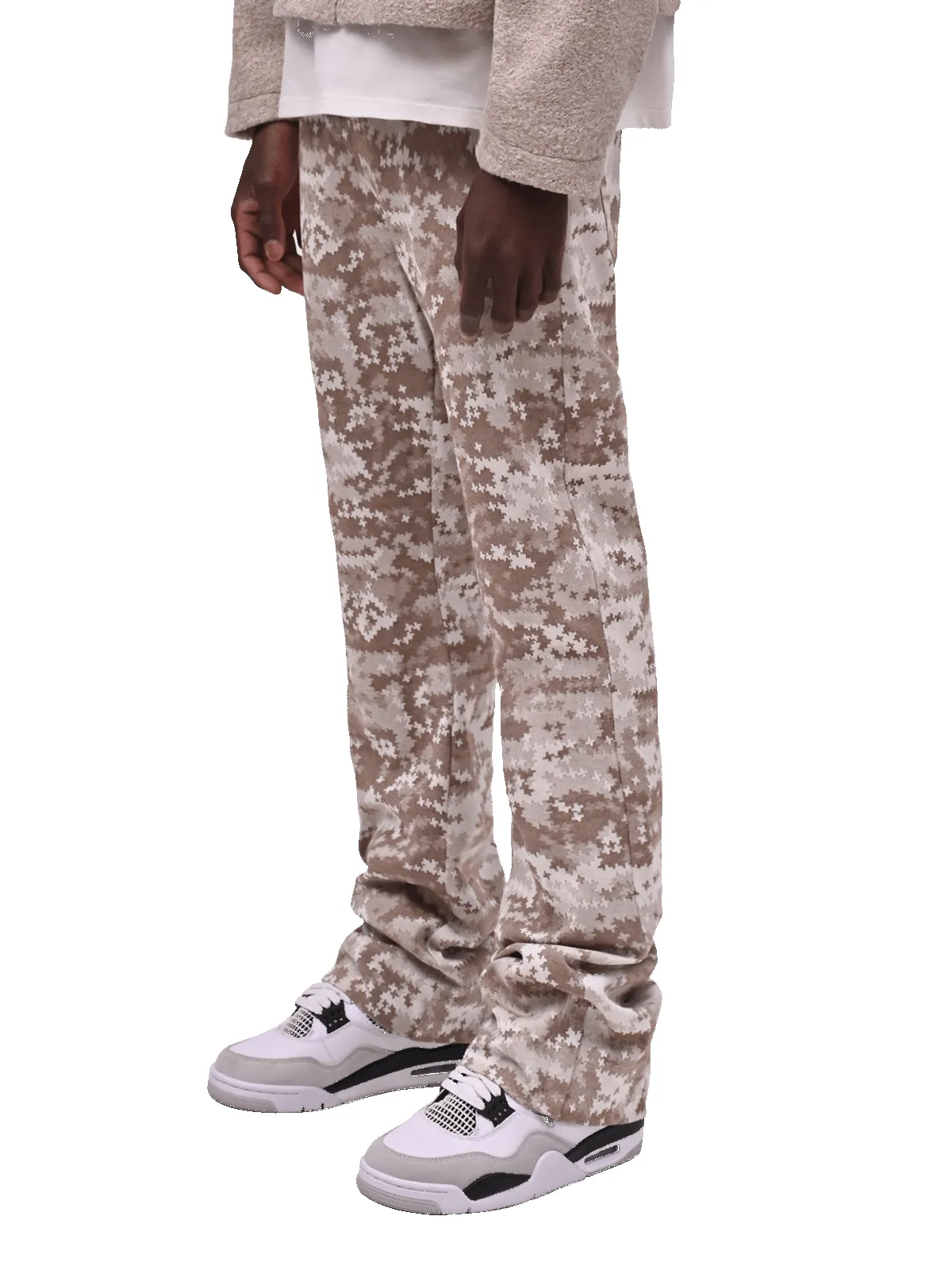 Flare Tapestry Pants - Pixel Taupe sold by reputation studios product image thumbnail 4