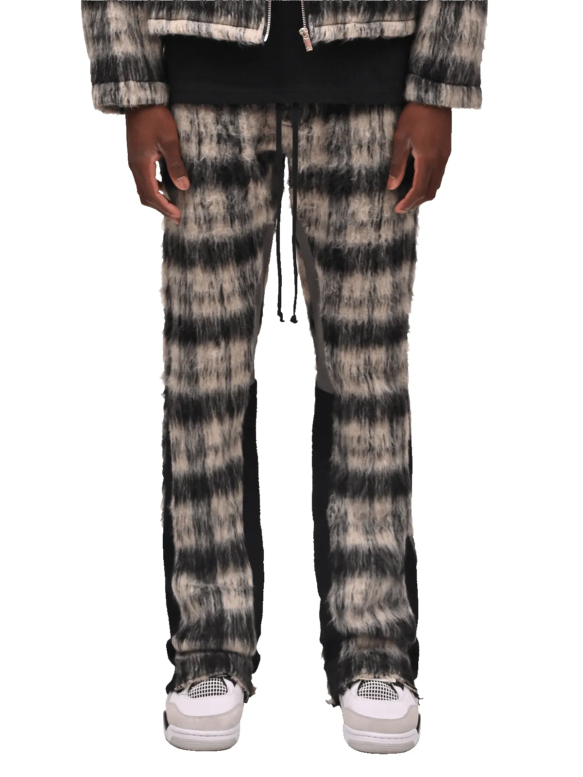 Mohair Flare Sweatpants - Black sold by reputation studios product image thumbnail 2