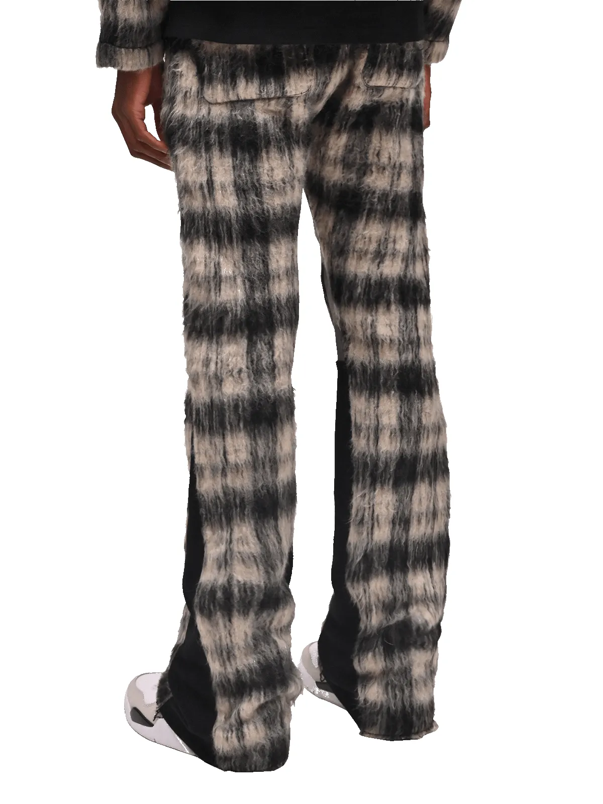 Mohair Flare Sweatpants - Black sold by reputation studios product image thumbnail 4