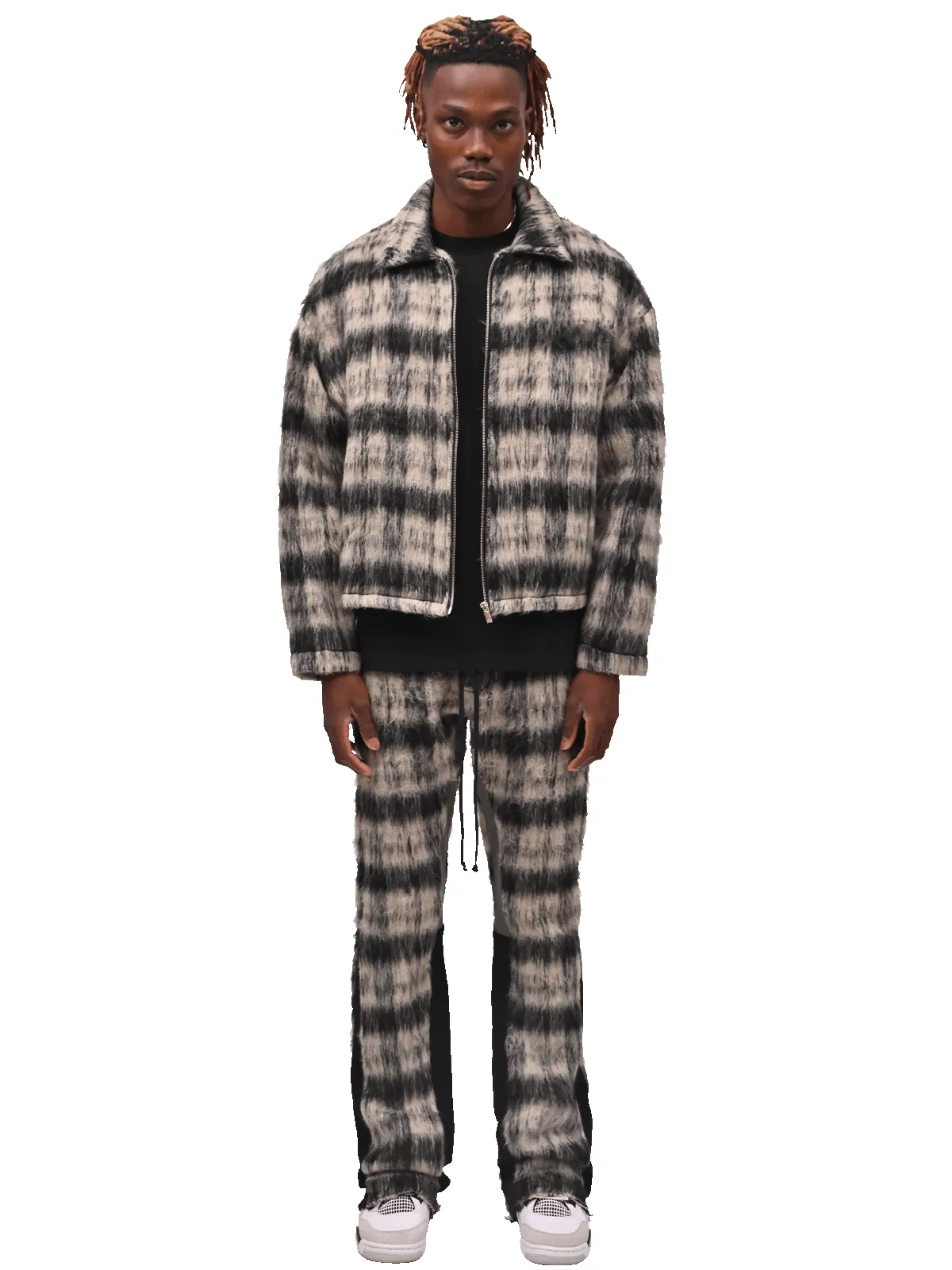 Mohair Flare Sweatpants - Black sold by reputation studios product image thumbnail 5