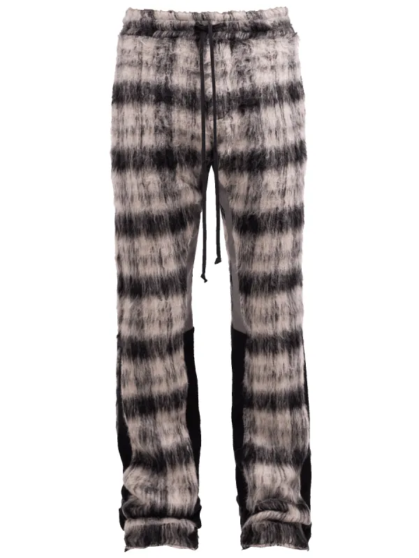 Mohair Flare Sweatpants - Black sold by reputation studios