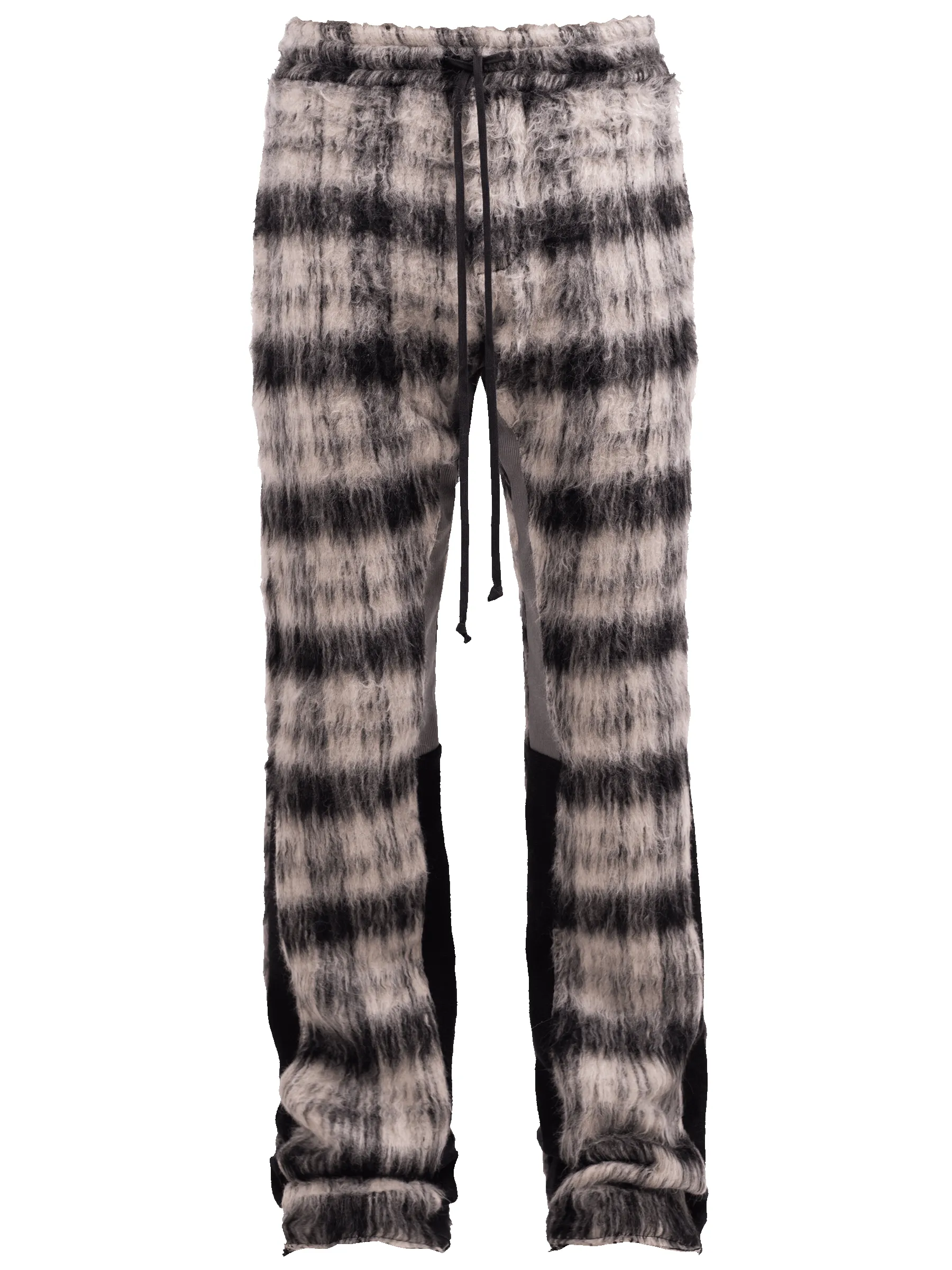 Mohair Flare Sweatpants - Black sold by reputation studios