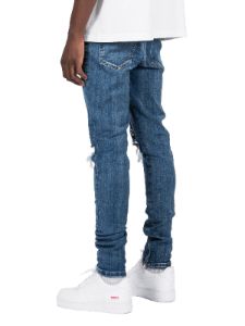 Born Sinner Distressed Denim - Dark Stone sold by reputation studios
