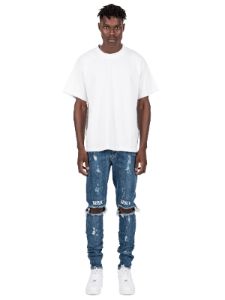 Born Sinner Distressed Denim - Dark Stone sold by reputation studios