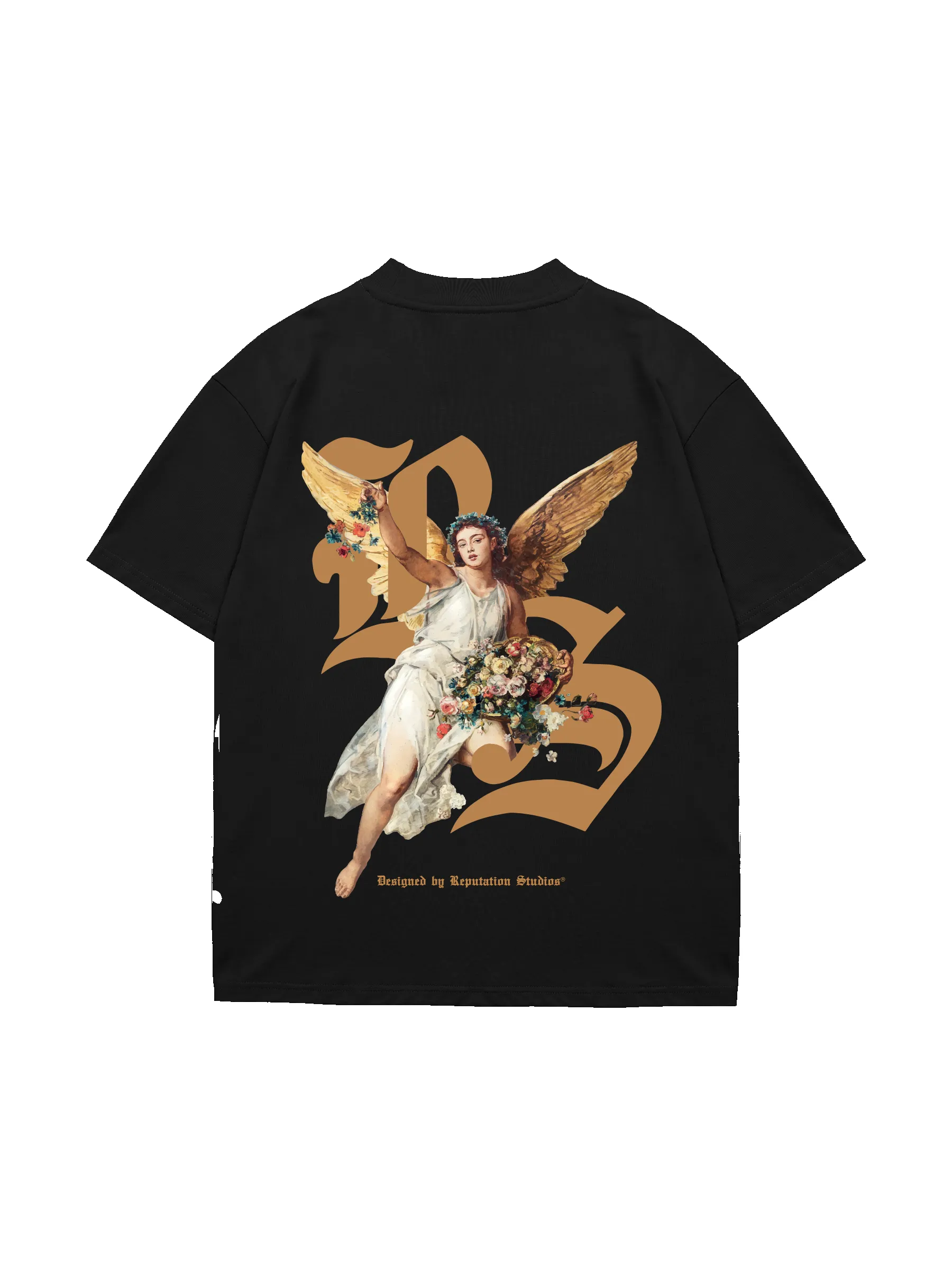 Angel Tee - Black sold by reputation studios