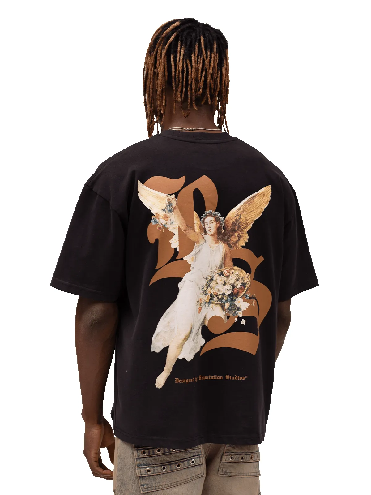 Angel Tee - Black sold by reputation studios product image thumbnail 5