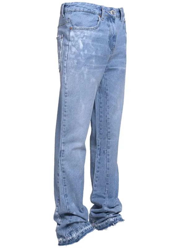 Flare Painters Denim - Light Stone sold by reputation studios