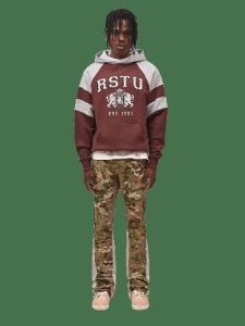 Flare Carpenter Pants - Camo sold by reputation studios