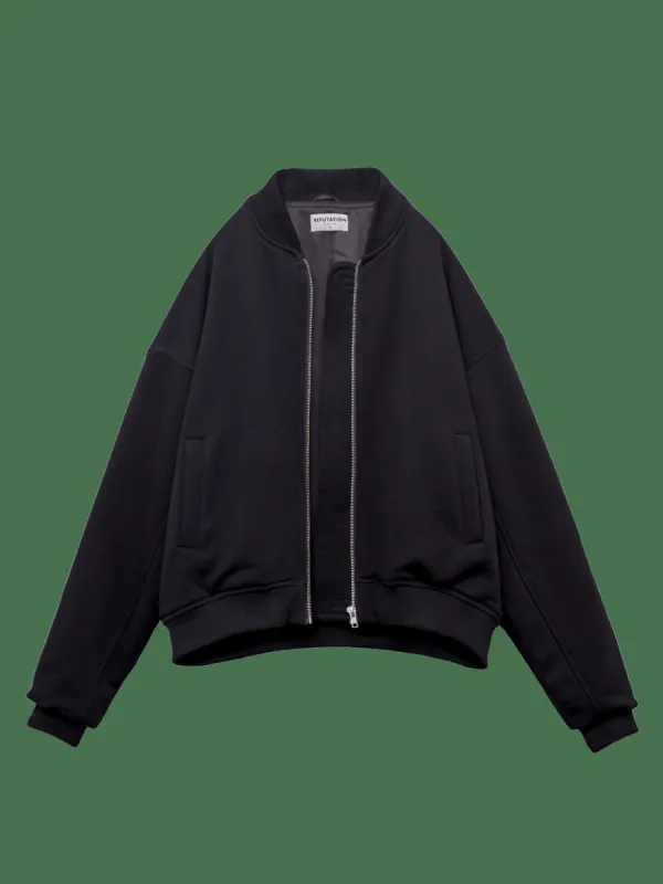 Bomber Jacket - Black sold by reputation studios