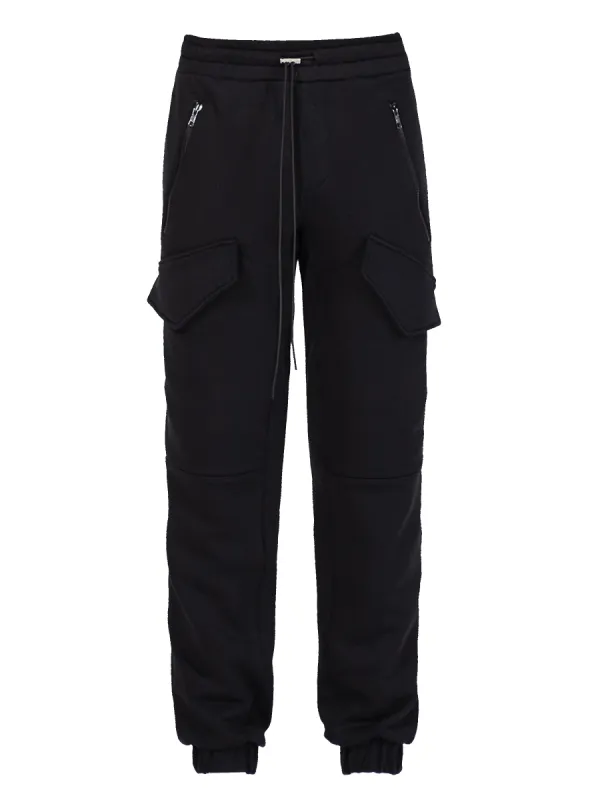 Front Pocket Sweatpants - Black sold by reputation studios
