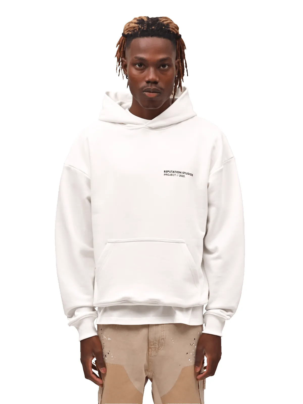 "Statement Piece" Hoodie - Off White sold by reputation studios product image thumbnail 3