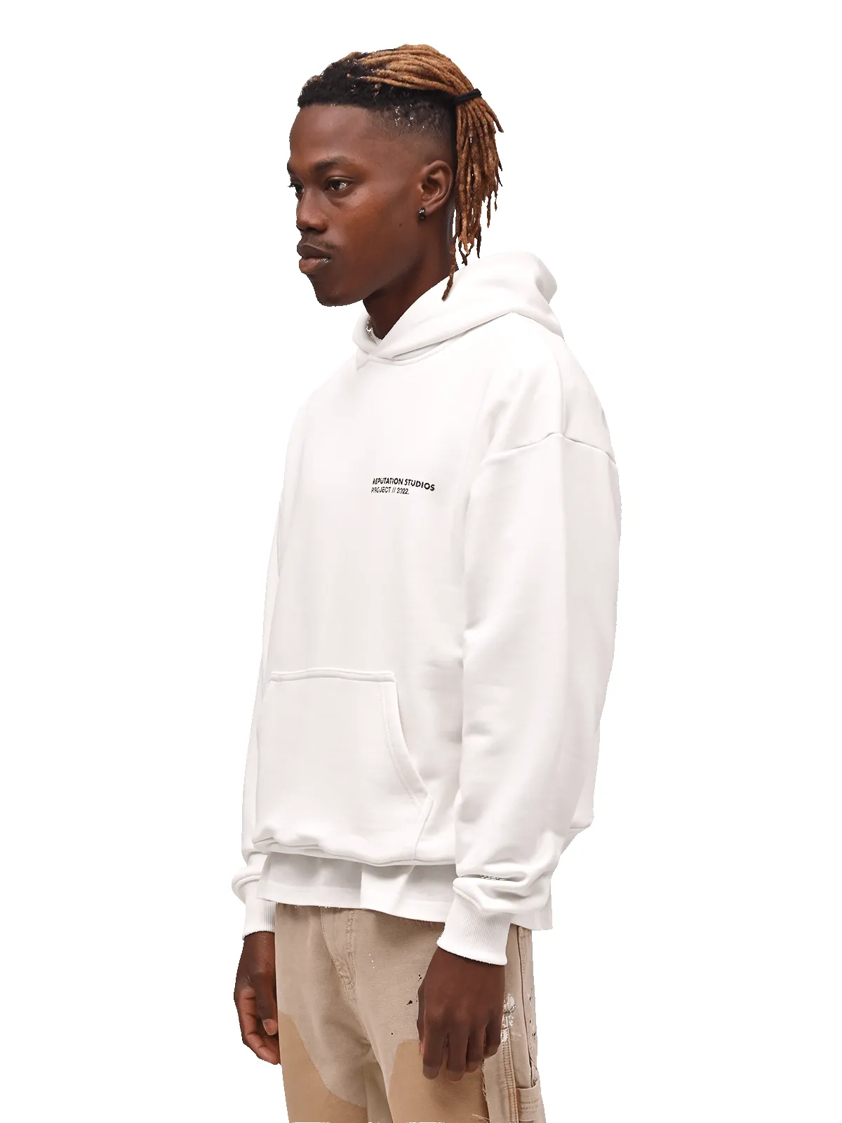 "Statement Piece" Hoodie - Off White sold by reputation studios product image thumbnail 4