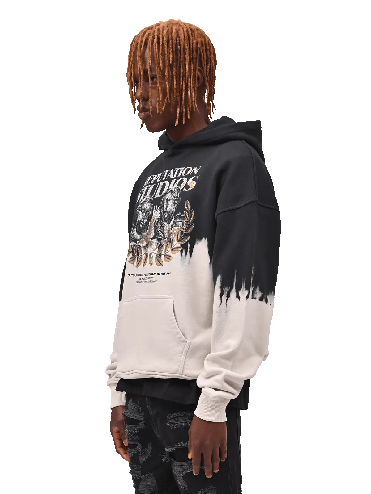 Vintage Dip Dye Hoodie - Heavenly Charm sold by reputation studios product image thumbnail 3