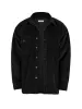 Oversized Cord Shirt - Black sold by reputation studios