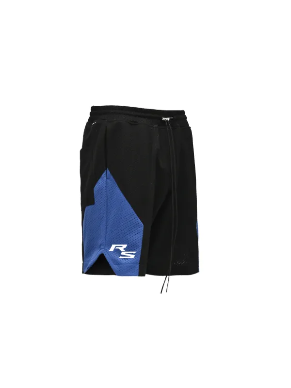 Panel Mesh Shorts - Royal Blue sold by reputation studios