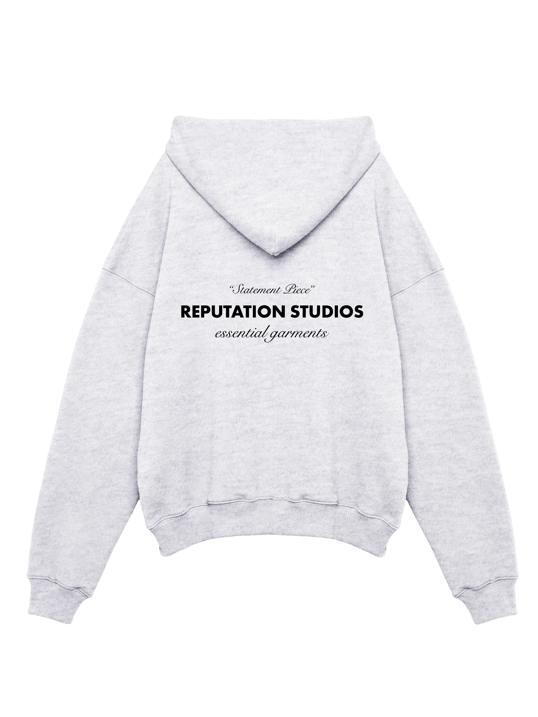 "Statement Piece" Hoodie - Heather Grey sold by reputation studios
