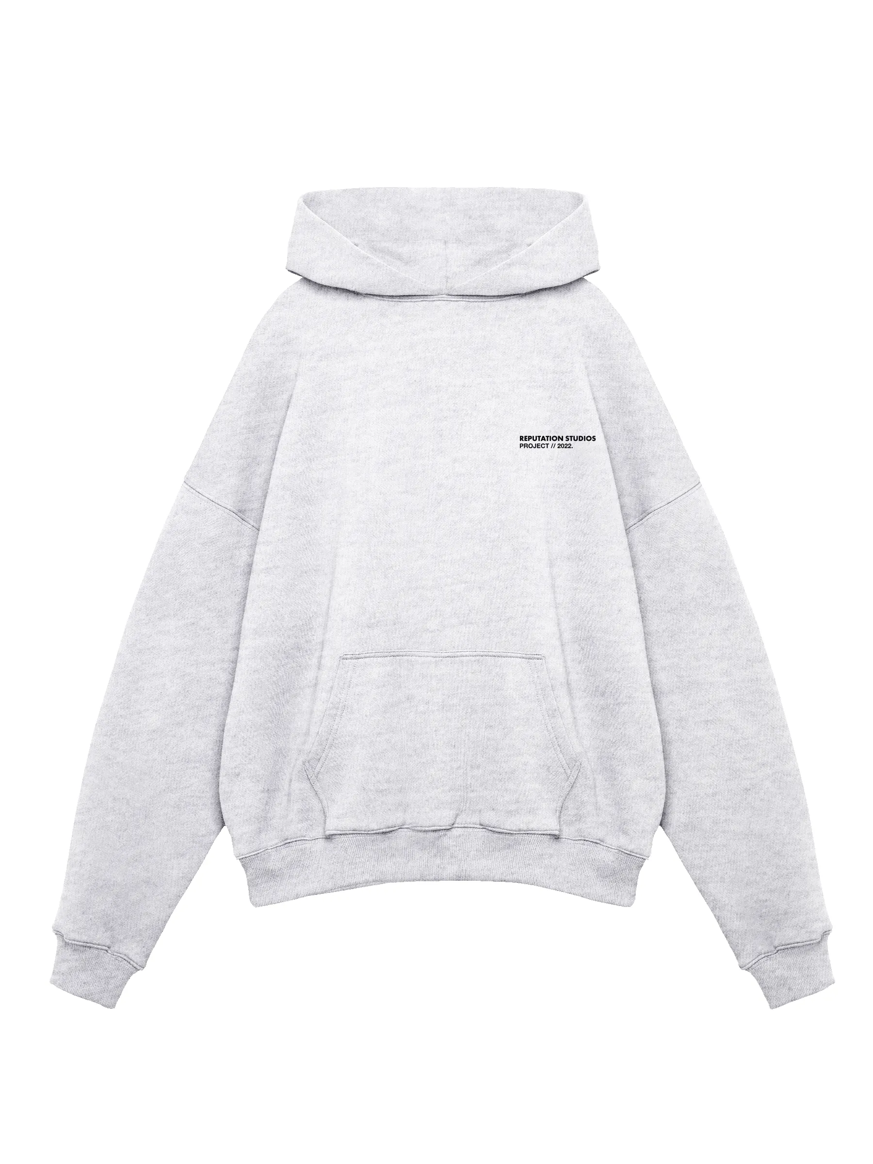 "Statement Piece" Hoodie - Heather Grey sold by reputation studios product image thumbnail 2