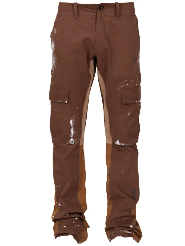 Flare Cargo Pants - Tobacco sold by reputation studios