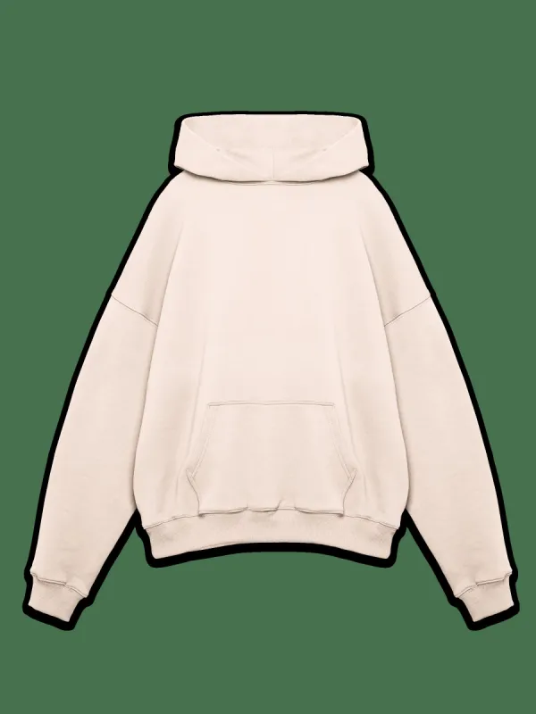 Earth Tone Hoodie - Ivory sold by reputation studios